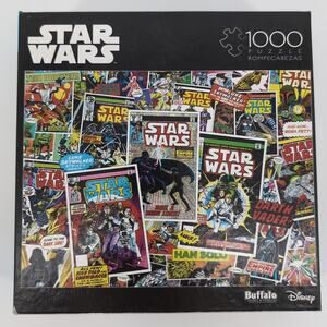 Buffalo Games Disney 1000 Piece Photomosaics Star Wars Scenes Jigsaw Puzzle -GUC